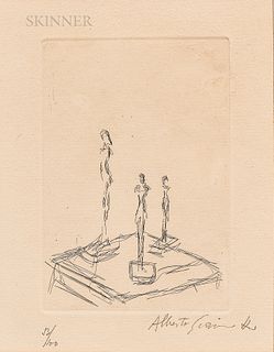 Alberto Giacometti (Swiss, 1901-1966)      Trois figurines