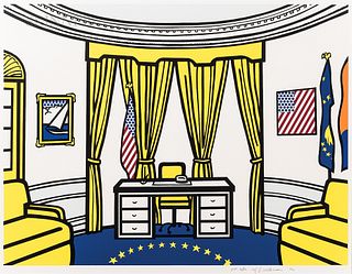 Roy Lichtenstein (American, 1923-1997)      The Oval Office