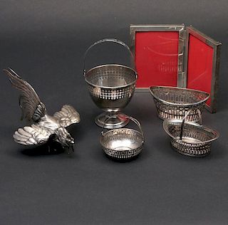 (6pc) MISC. SILVER ITEMS