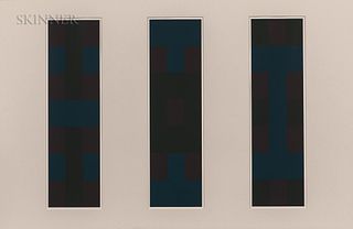 Ad Reinhardt (American, 1913-1967)      Plates 2, 3, and 4