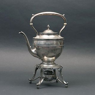 WHITING STERLING SILVER KETTLE ON STAND