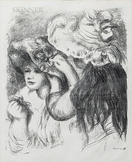 Pierre-Auguste Renoir (French, 1841-1919)      Le chapeau épinglé, 1re planche