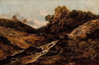 Hamilton McCulloch (British, 19th Century)      A Highland Trout Stream