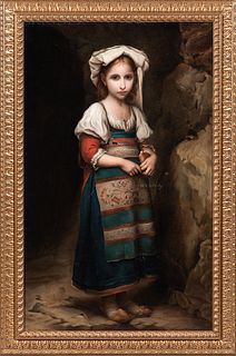 Italian School, 19th Century      Young Girl in Peasant Costume