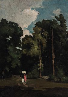 Emil Carlsen (Danish/American, 1853-1932)      Promenade