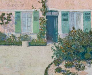 Philip Leslie Hale (American 1865-1936)      Maison Rose, Giverny