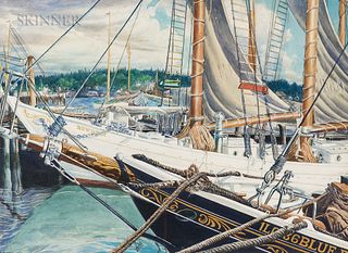 John Rutherford Boyd (American, 1884-1951)      Dockside View