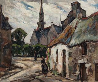 William Lester Stevens (American, 1888-1969)      Breton Village