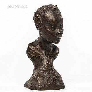 American School, 20th Century      Head of a Young Faun
