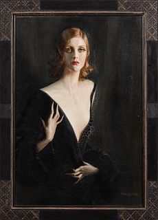 Tadé (Tadeusz) Styka (Polish/French, 1889-1954)      Portrait of a Lady