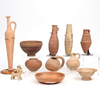 (11pc) MISC. CYPRIOT POTTERY