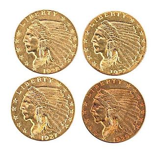 U.S. 2 1/2 D GOLD COINS
