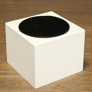 Ico Parisi, rare fiberglass cube stool