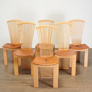 Pietro Costantini, (6) dining chairs