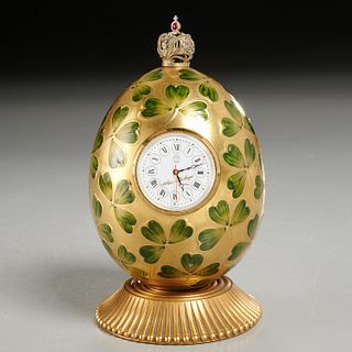Theo Faberge, Clover Egg table clock