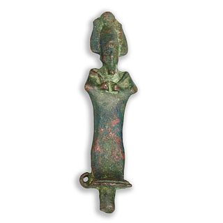 Ancient Egyptian Bronze Osiris, ex-museum