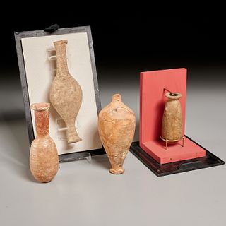(4) Greek and Phoenician alabastron, ex-museum