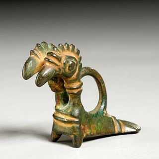 Ancient Luristan animal figural bronze