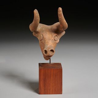 Ancient Hittite bull head, ex-Mathias Komor