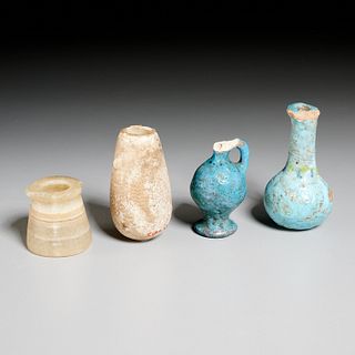 (4) Ancient Egyptian small vessels, ex-museum