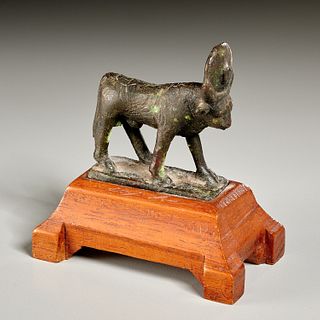 Egyptian bronze Apis bull