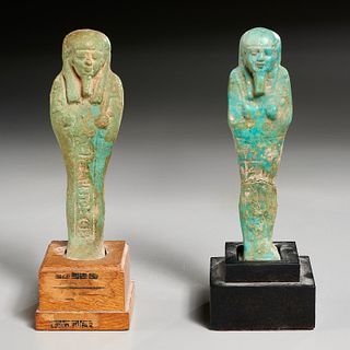 (2) Ancient Egyptian Ushabti