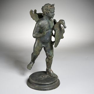 Nicely cast Roman style bronze figure, ex-museum