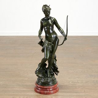 Mathurin Moreau, large bronze statue