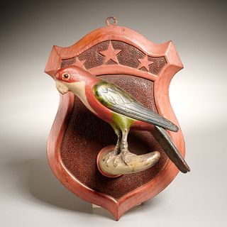 Charles Hart (attrib.), folk carved bird