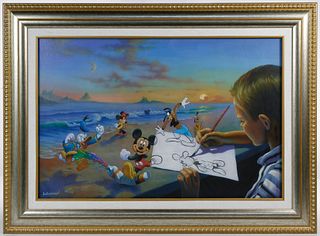 Jim Warren (American, b.1949) for Disney 'Dream Maker' Giclee on Canvas