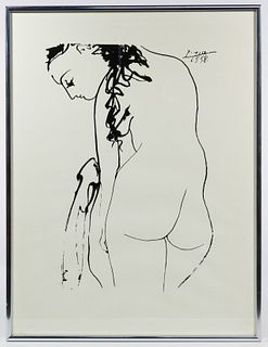 (After) Pablo Picasso (Spanish, 1881-1973) Nude Female Print