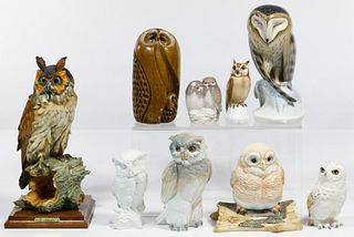 Owl Signed Figurine Assortment