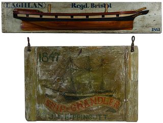 Wooden Boat Wall Hangings