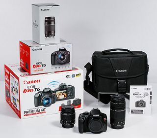 Canon EOS Rebel T6(W) Digital Camera Premium Kit
