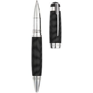 ROLLERBALL MONTBLANC LIMITED EDITION ALFRED HITCHCOCK 0472 / 3000. LACQUER AND .925 SILVER