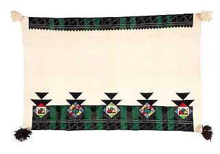 Hopi Embroidered Manta 