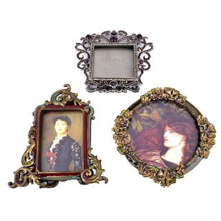 Three (3) Jay Strongwater Picture Frames
