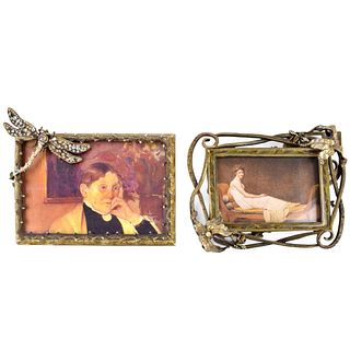Two (2) Jay Strongwater Picture Frames