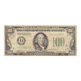 1934 $100 U.S. Federal Reserve Note