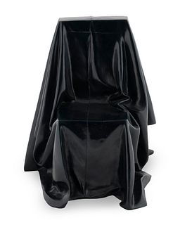 Cho Sung Mook (Korean, 20th Century) Draped Bronze Chair, 1993