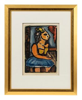 Georges Rouault (French, 1871-1958) Madame Louison, circa 1935