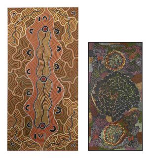Artists of Nungarrayi  (Australian, Mid 20th Century) Two Works