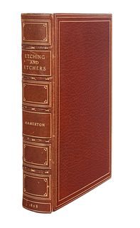 [BAYNTUN BINDING]. HAMERTON, Philip Gilbert (1834-1894). Etchings and Etchers. London: MacMillan & Co., 1868. 