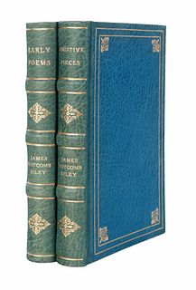 [MONASTERY HILL BINDING]. RILEY, James Whitcomb (1849-1916). The Poems and Prose Sketches of James Whitcomb Riley. New York: Charles Scribner's Sons, 