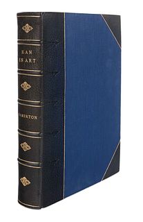 [MONASTERY HILL BINDING]. HAMERTON, Philip Gilbert (1834-1894). Man in Art. London: MacMillan & Co., 1892. 