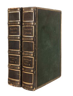 WALTON, Izaak (1593-1683). -- COTTON, Charles (1630-1687). Compleat Angler. Edited by Sir Harris Nicolas. London: William Pickering, 1836. 