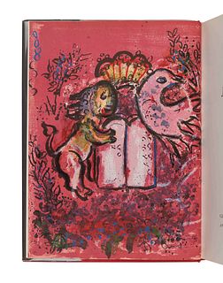 [ARTIST'S BOOK]. CHAGALL, Marc (1887-1985). Jerusalem Windows. New York: George Braziller, 1962. FIRST EDITION.