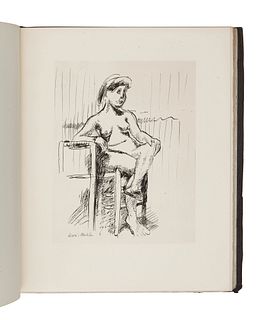 [ARTIST'S BOOK] -- [MATISSE, Henri (1896-1954)]. GEORGE, Waldemar. Henri-Matisse Dessins. Paris: Editions des Quatre Chemins, 1925. 