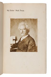 CLEMENS, Clara (1874-1962). My Father Mark Twain. New York and London: Harper & Brothers Publishers, 1931. FIRST EDITION, PRESENTATION COPY, INSCRIBED