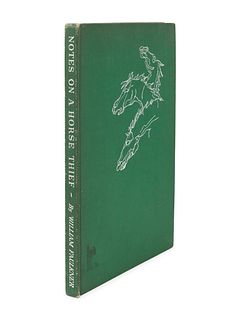 FAULKNER, William (1897-1962). Notes on a Horse Thief. Greenville, MS: The Levee Press, 1950. LIMITED EDITION, SIGNED BY FAULKNER.